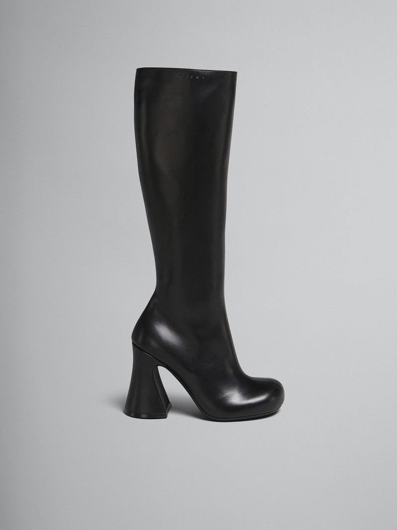 BLACK LEATHER BOOT 1