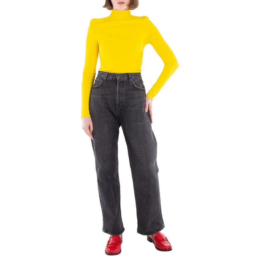 Agolde Ladies Black Fran Jeans - 4