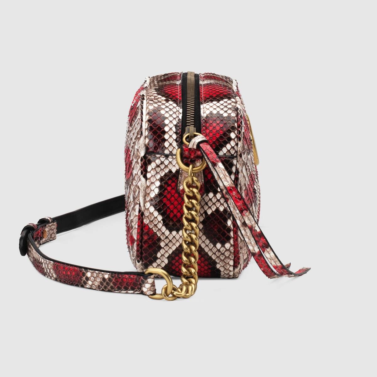 GG Marmont small python shoulder bag - 4