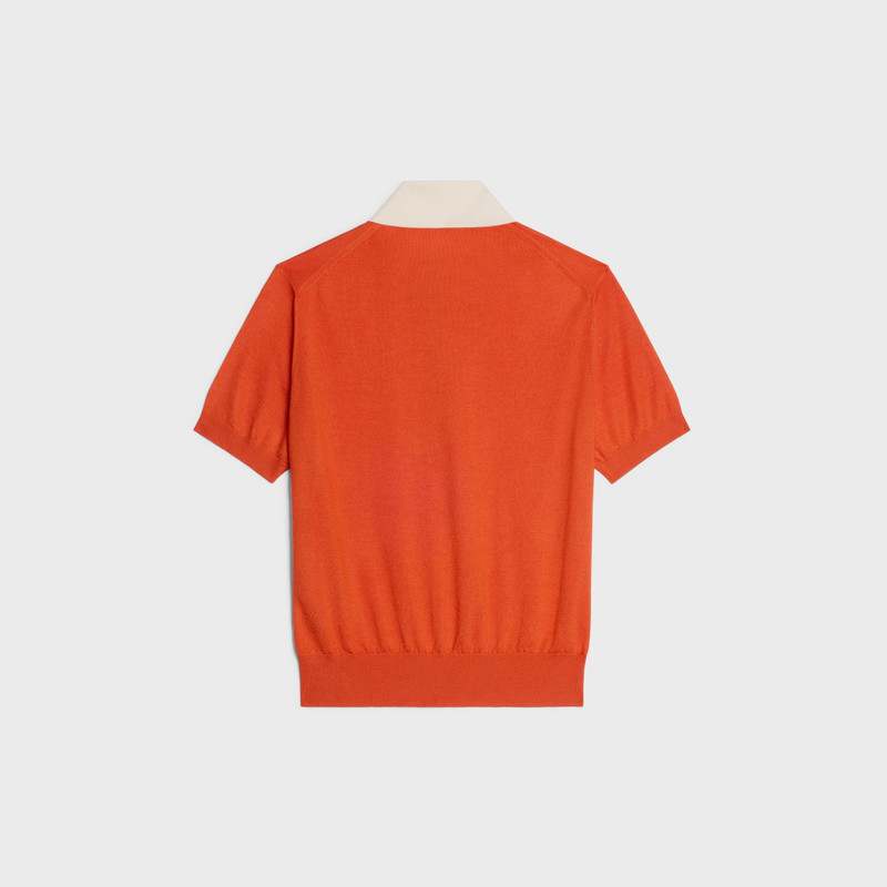 CELINE polo sweater IN fine cashmere silk outlook