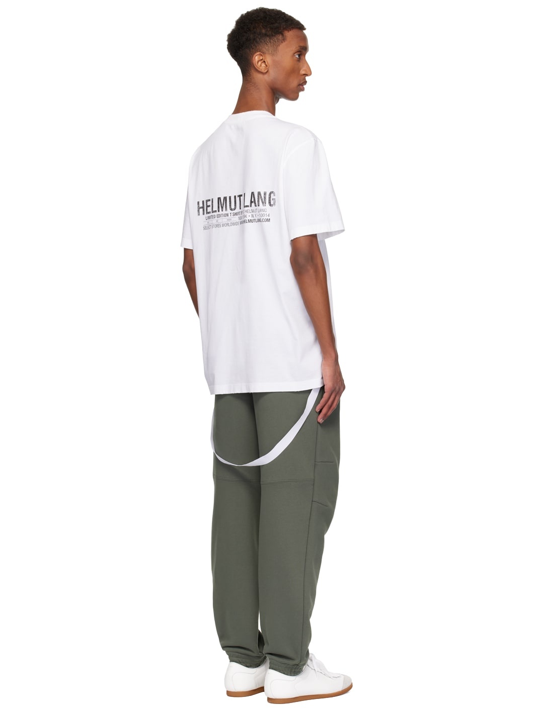 White 'New York' Seatbelt T-shirt - 4