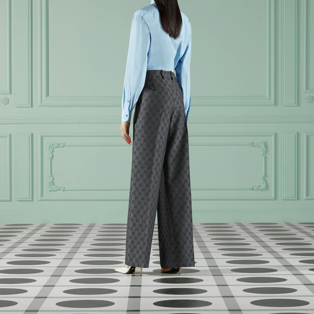 GG wool pant - 7