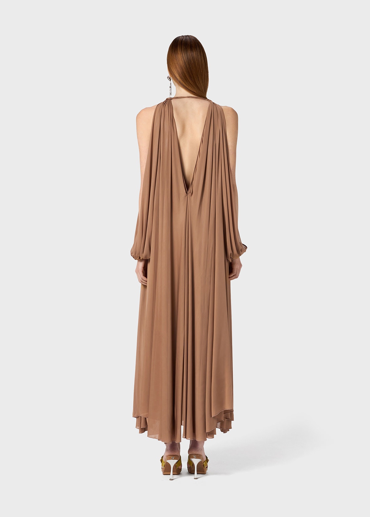 ASYMMETRIC DRESS IN GEORGETTE - 4