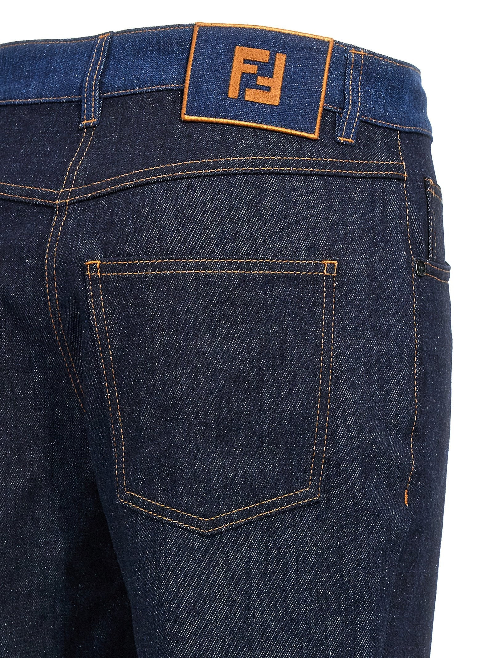 Fendi Women Two-Tone Jeans - 4