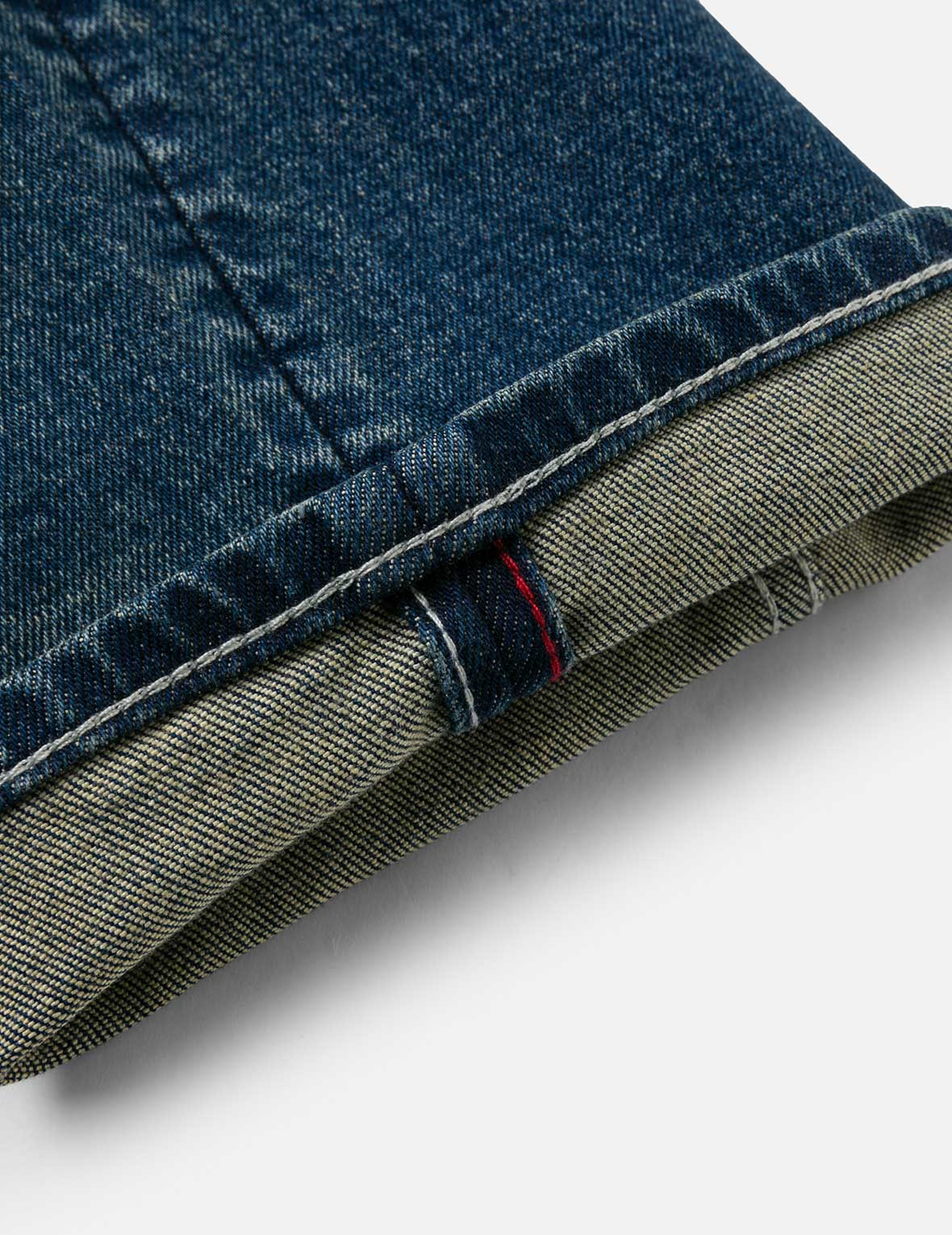 Washed Handbrush Houndstooth Daicock Print Slim Fit Jeans #2010 - 14