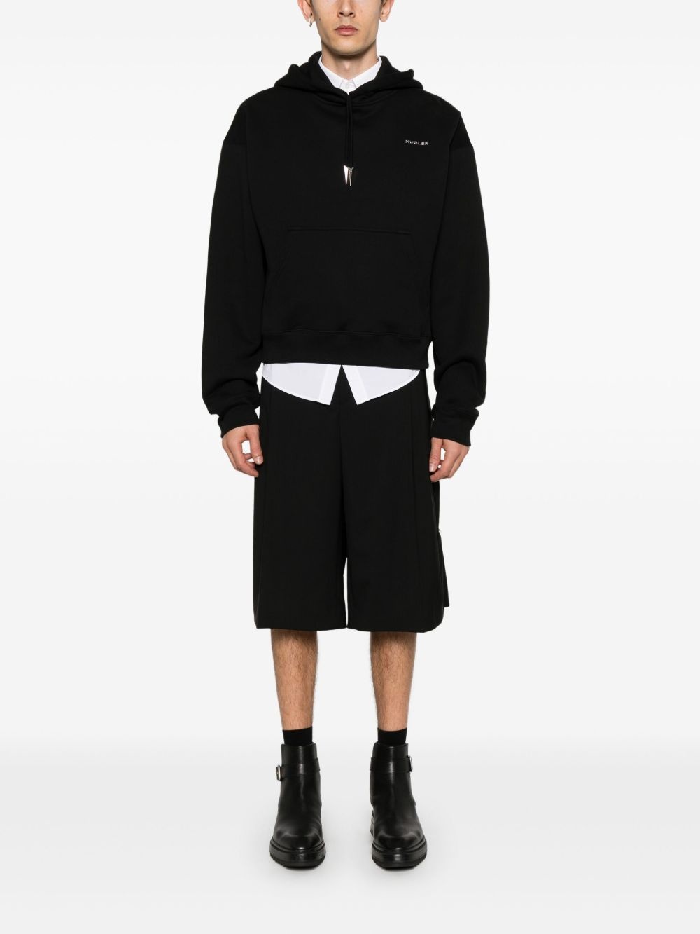 mugler-signature hoodie - 2