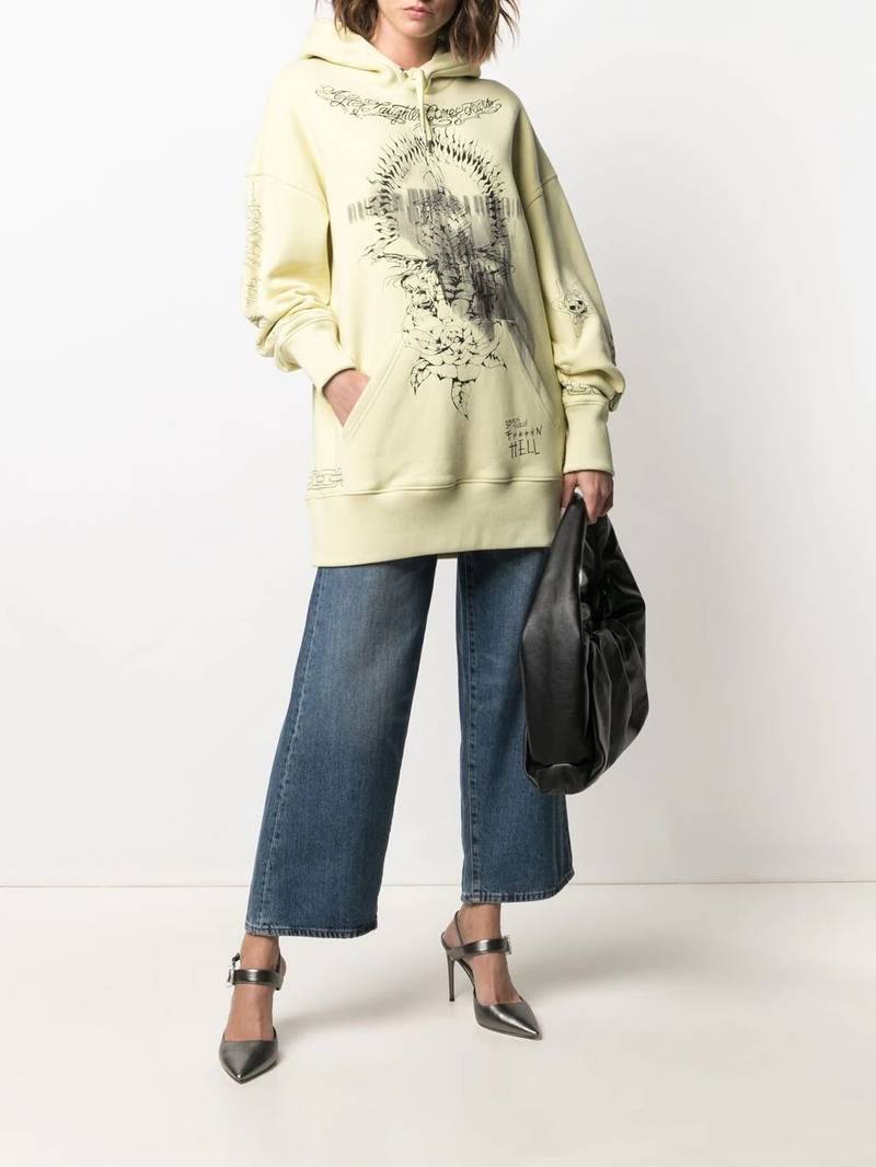 Givenchy oversized printed hoodie outlook