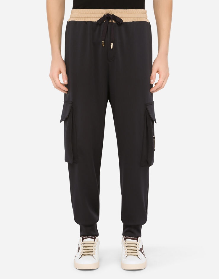 Cargo-style jogging pants with DG patch - 1