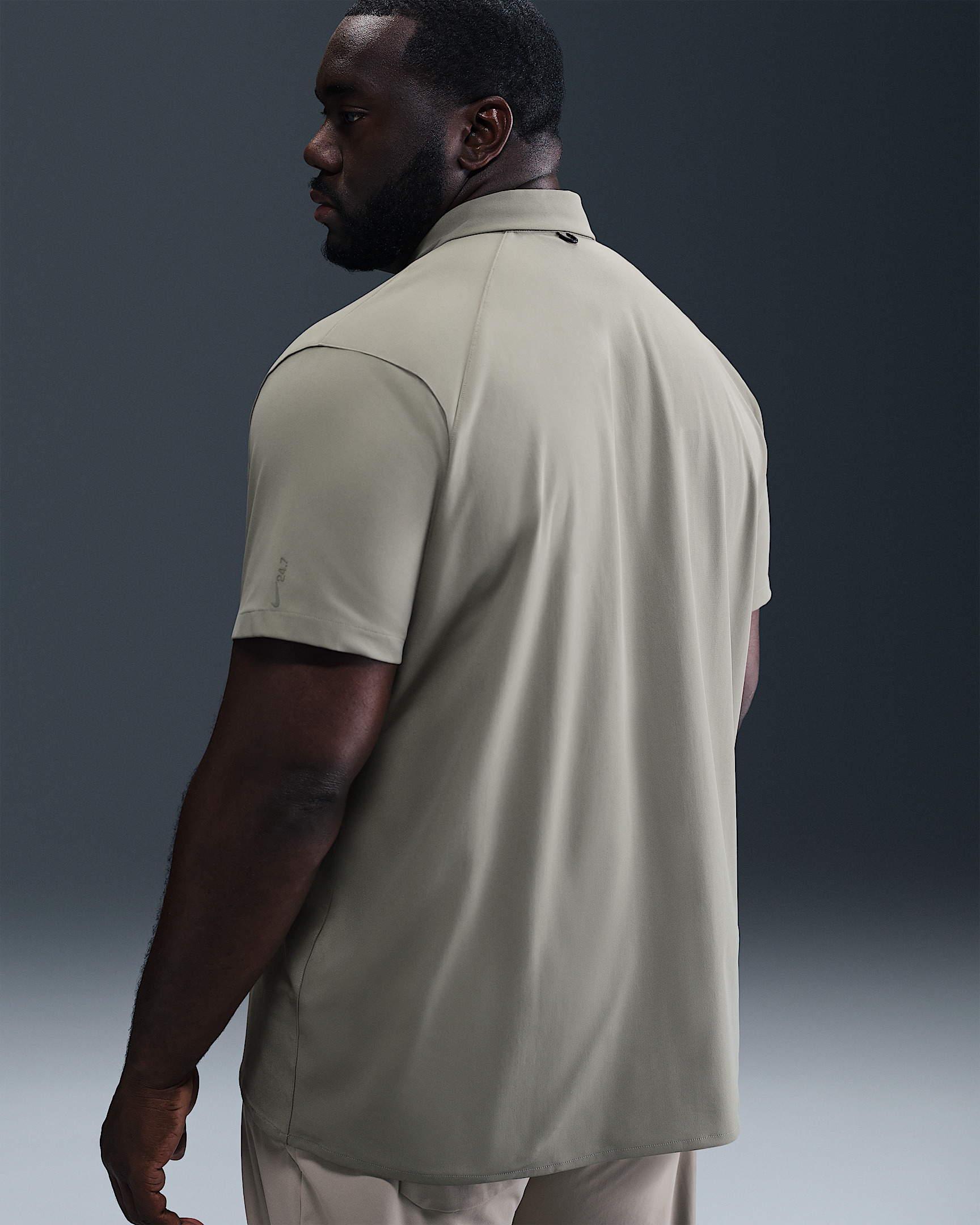 Nike 24.7 PerfectStretch Men's Dri-FIT Short-Sleeve Snap-Down Top - 7