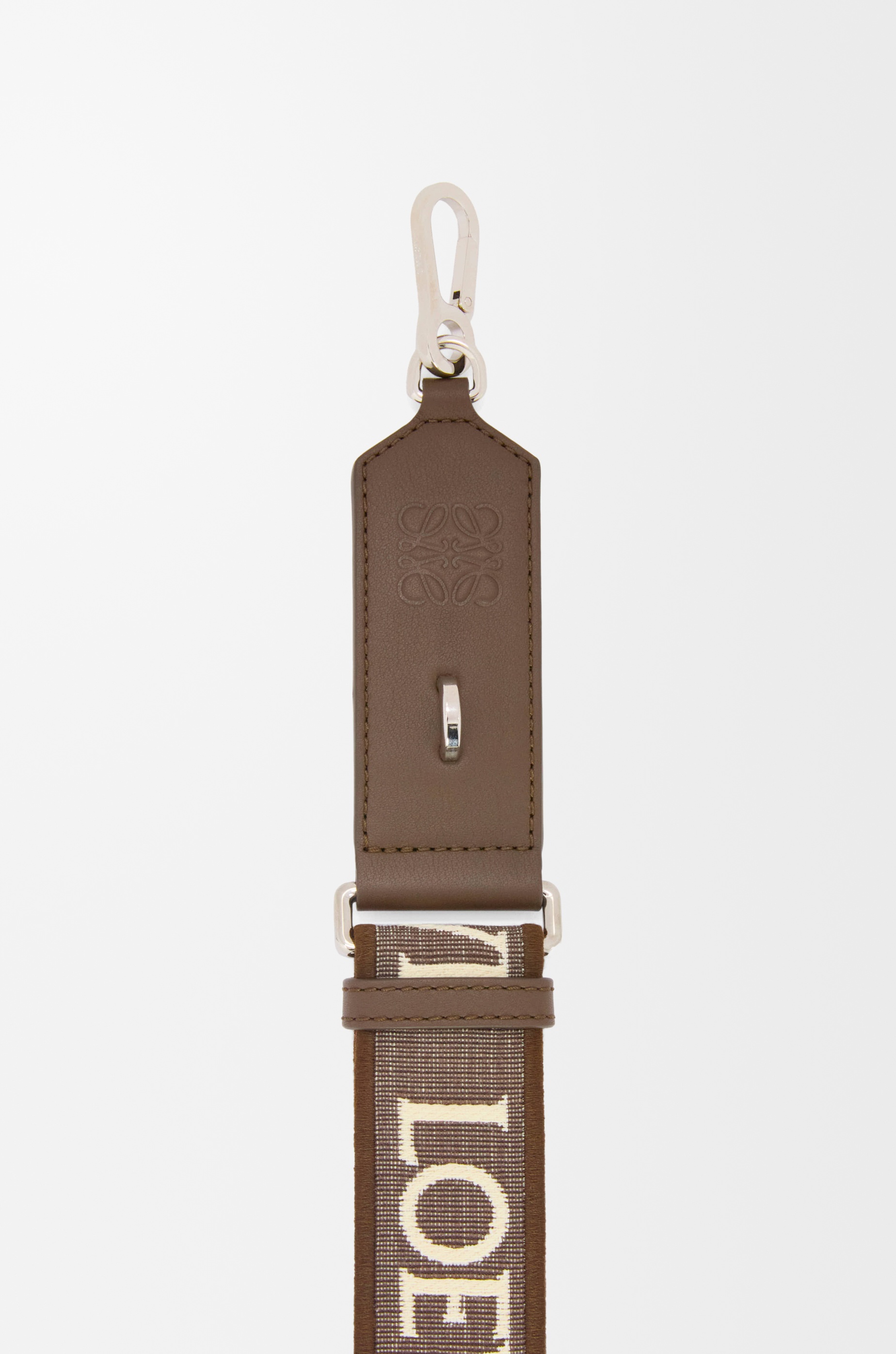 Anagram strap in jacquard and calfskin - 2