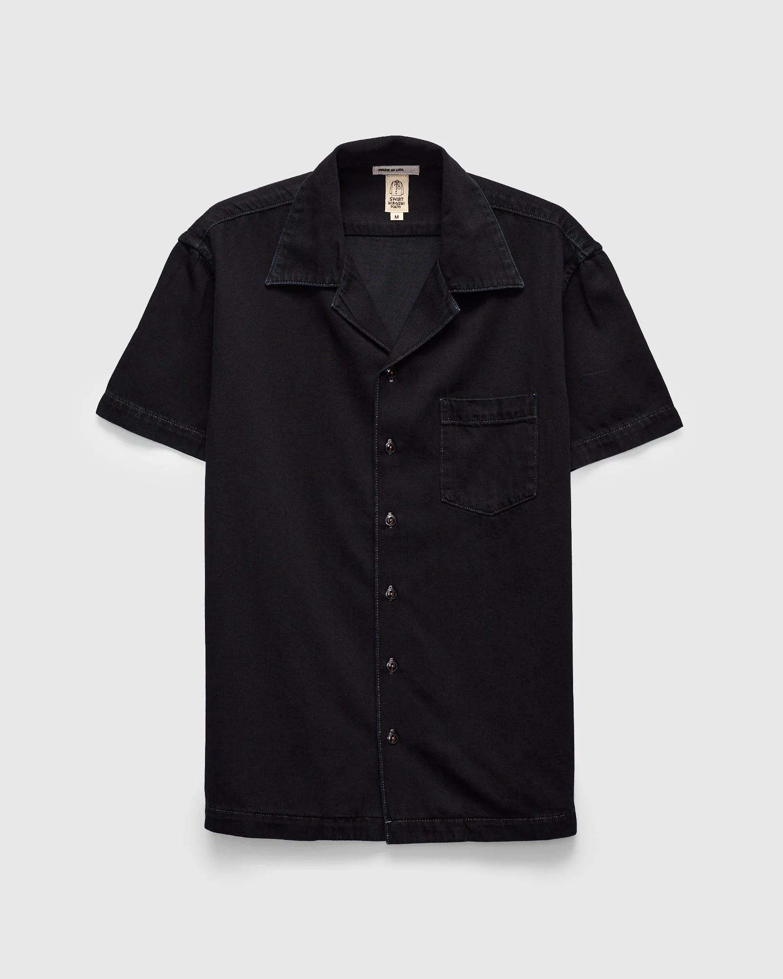 The Wrench Denim Short Sleeve Shirt in Nico - 1