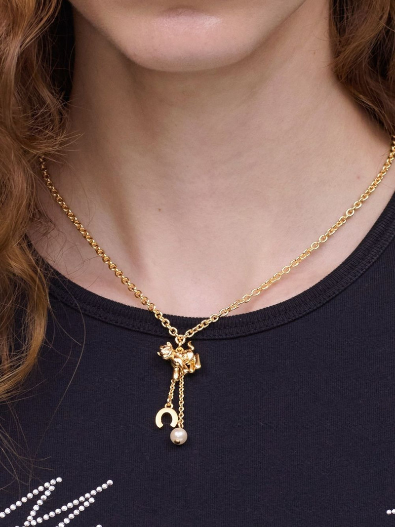 Marc Jacobs pony-charm necklace outlook