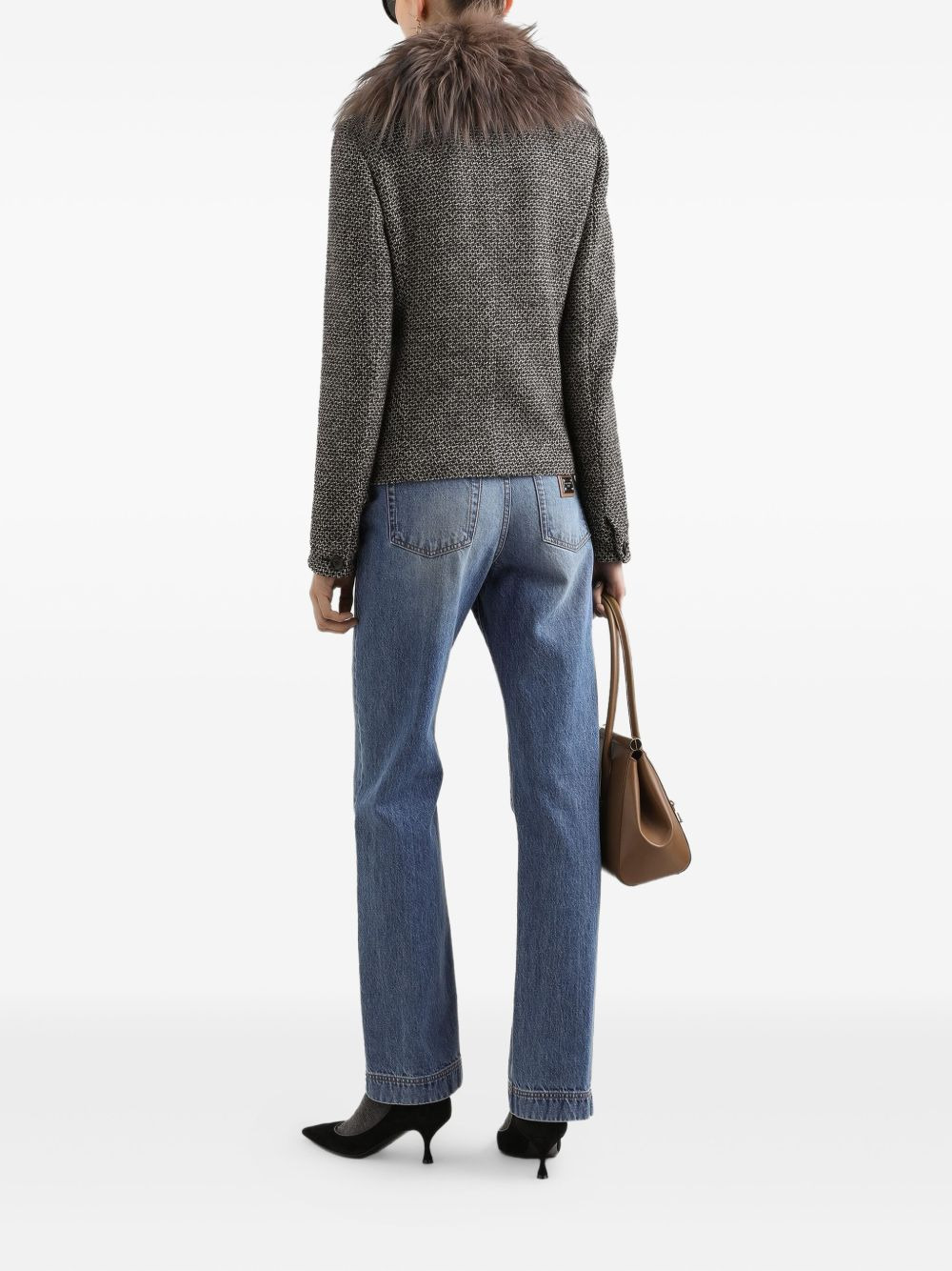logo-plaque jeans - 3
