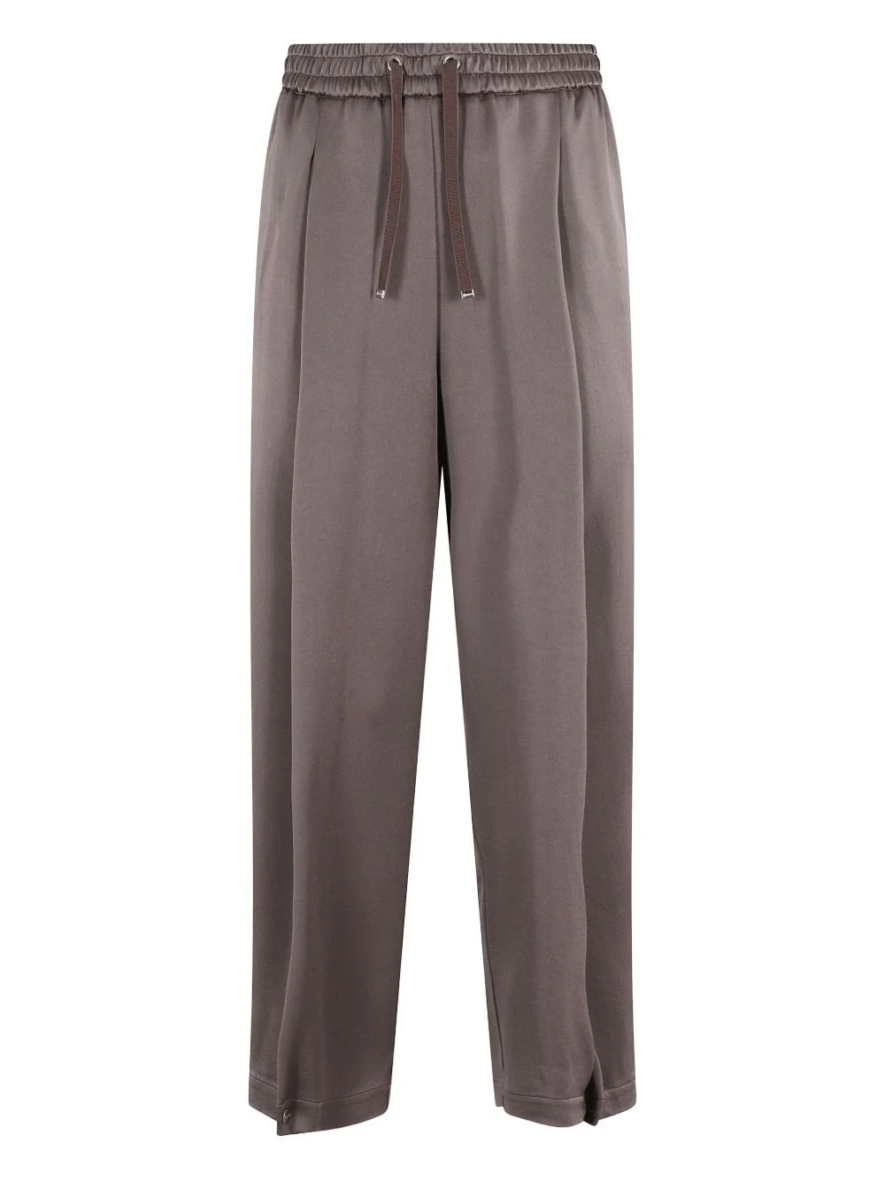 pleated drawstring pants - 1