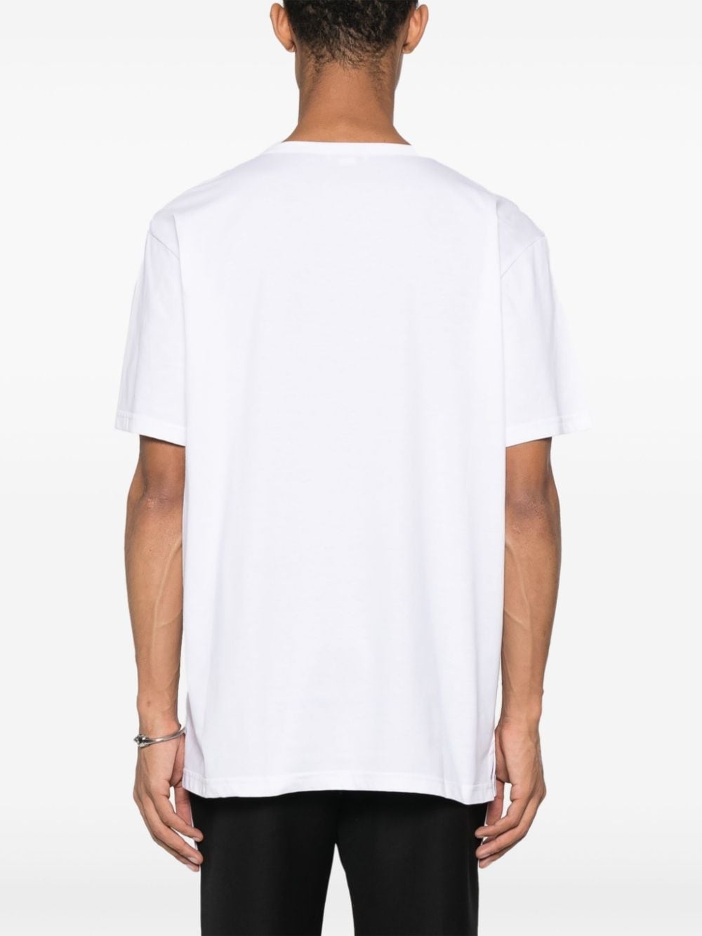 skull-print cotton T-shirt - 4