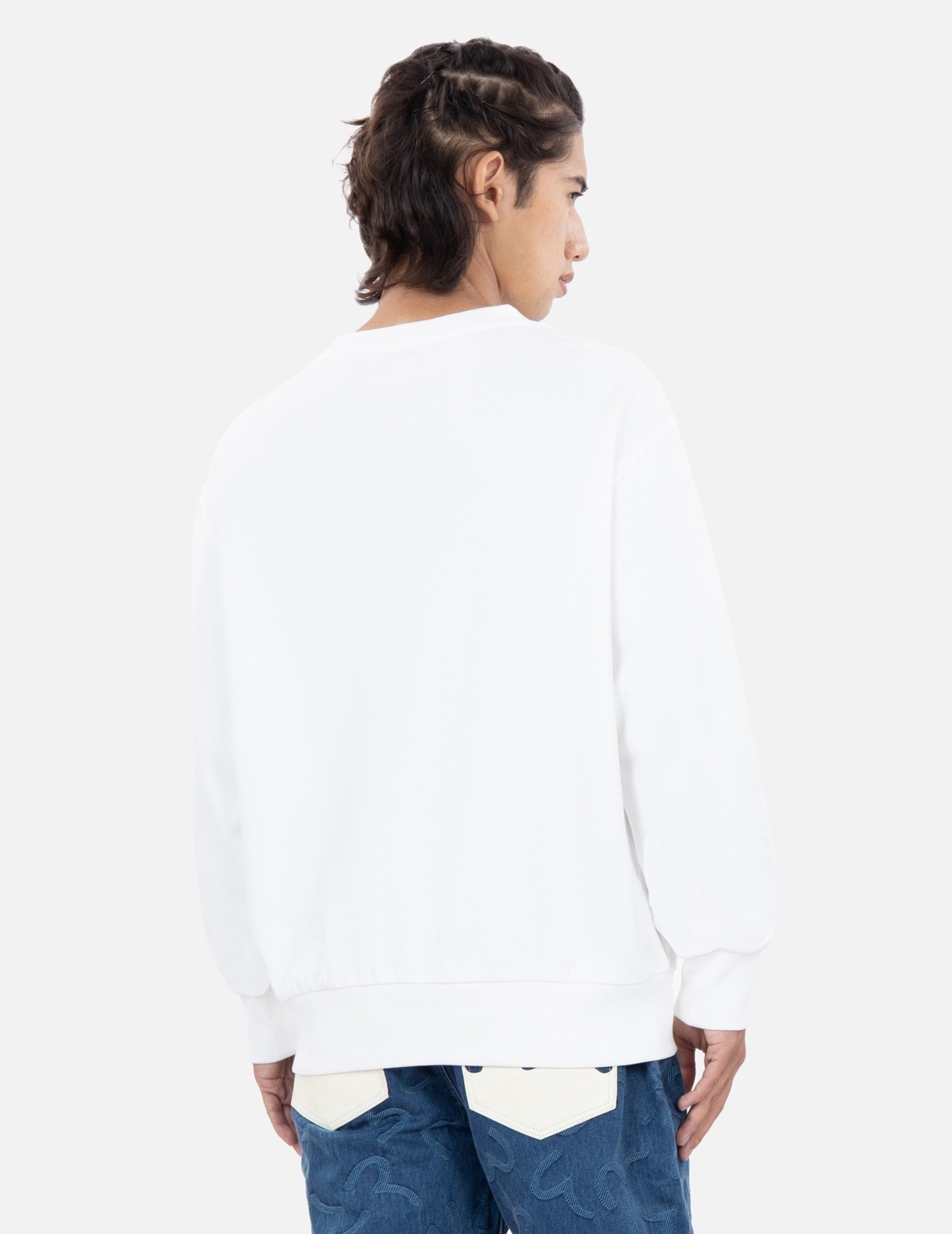 POCKET GRAPHIC PRINT SWEATSHIRT - 8