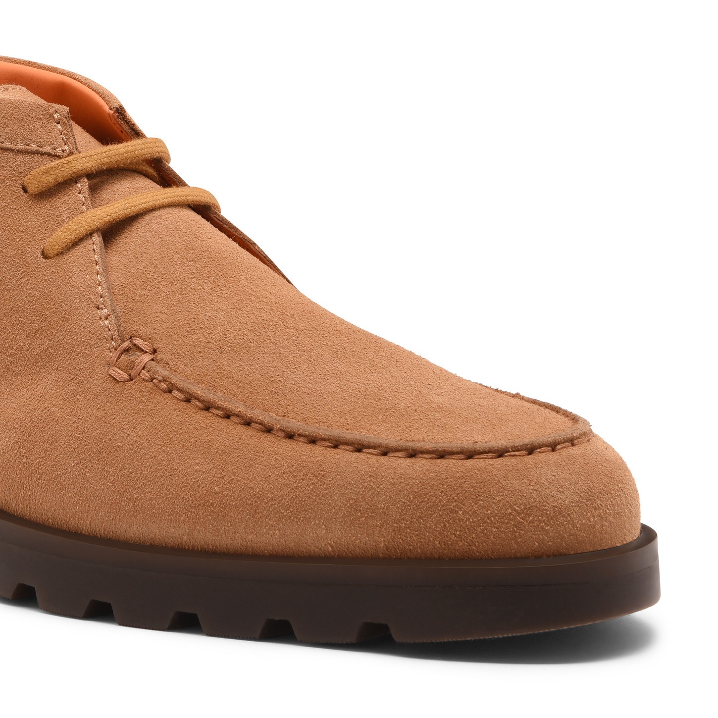 Men's light brown suede desert boot - 6