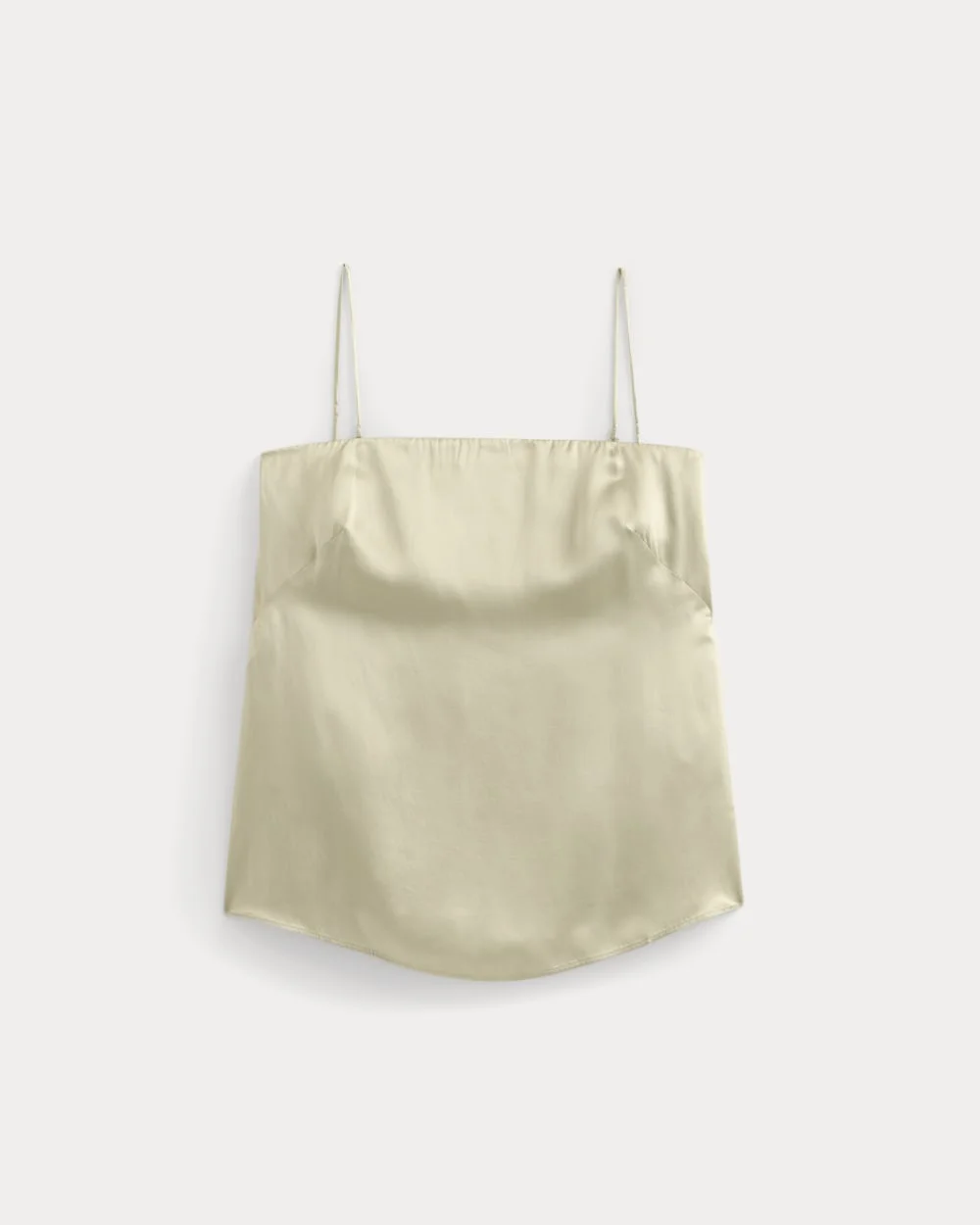 THIN STRAP CAMI IN SILK CHARMEUSE - 1