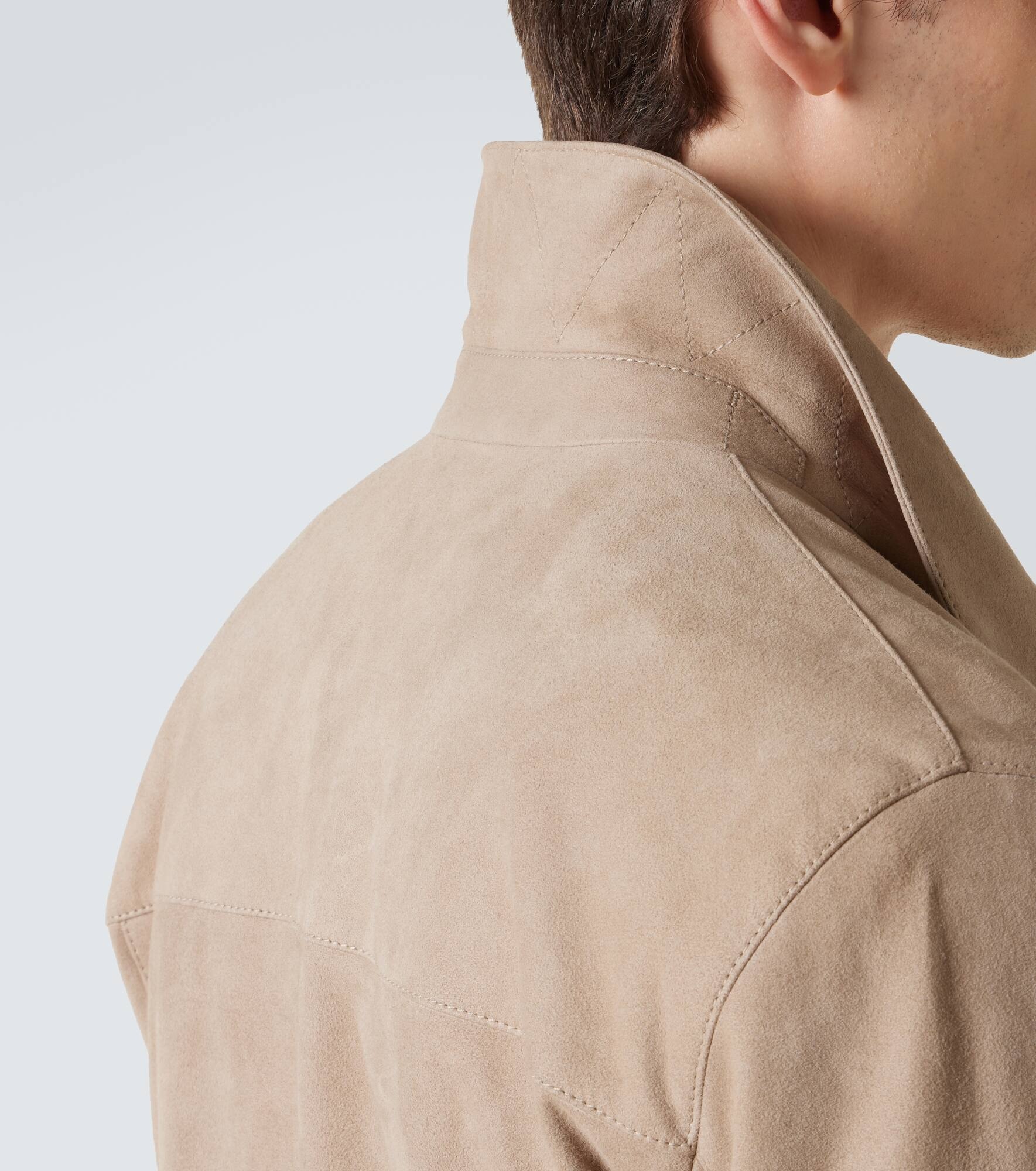 Suede blouson - 6