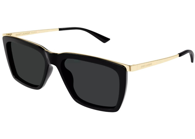 SAINT LAURENT Saint Laurent Cat eye Sunglasses Black Gold Black/-Black (SL 765-001) outlook