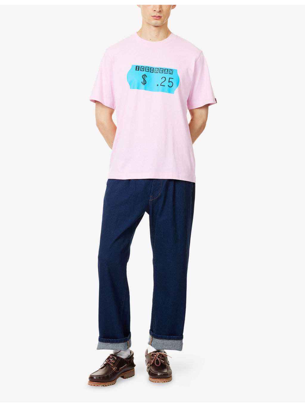 Sticker Relaxed-Fit Cotton-Jersey T-Shirt - 2