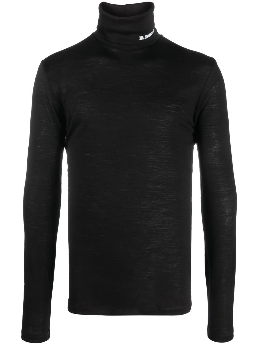 logo-print roll-neck jumper - 1