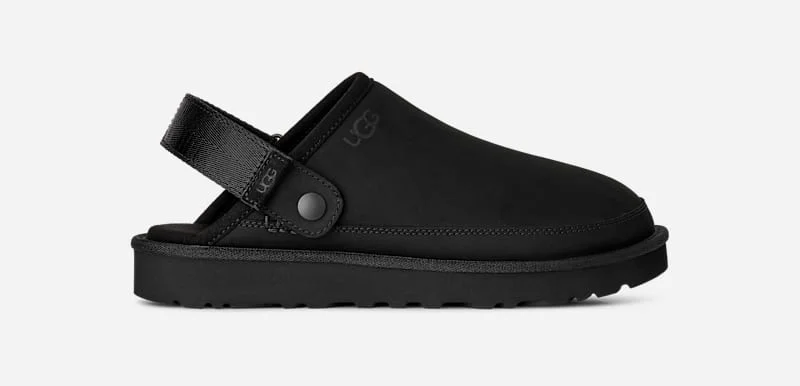 ® Men's Goldencoast Clog II Nubuck Shoes in Black - 1