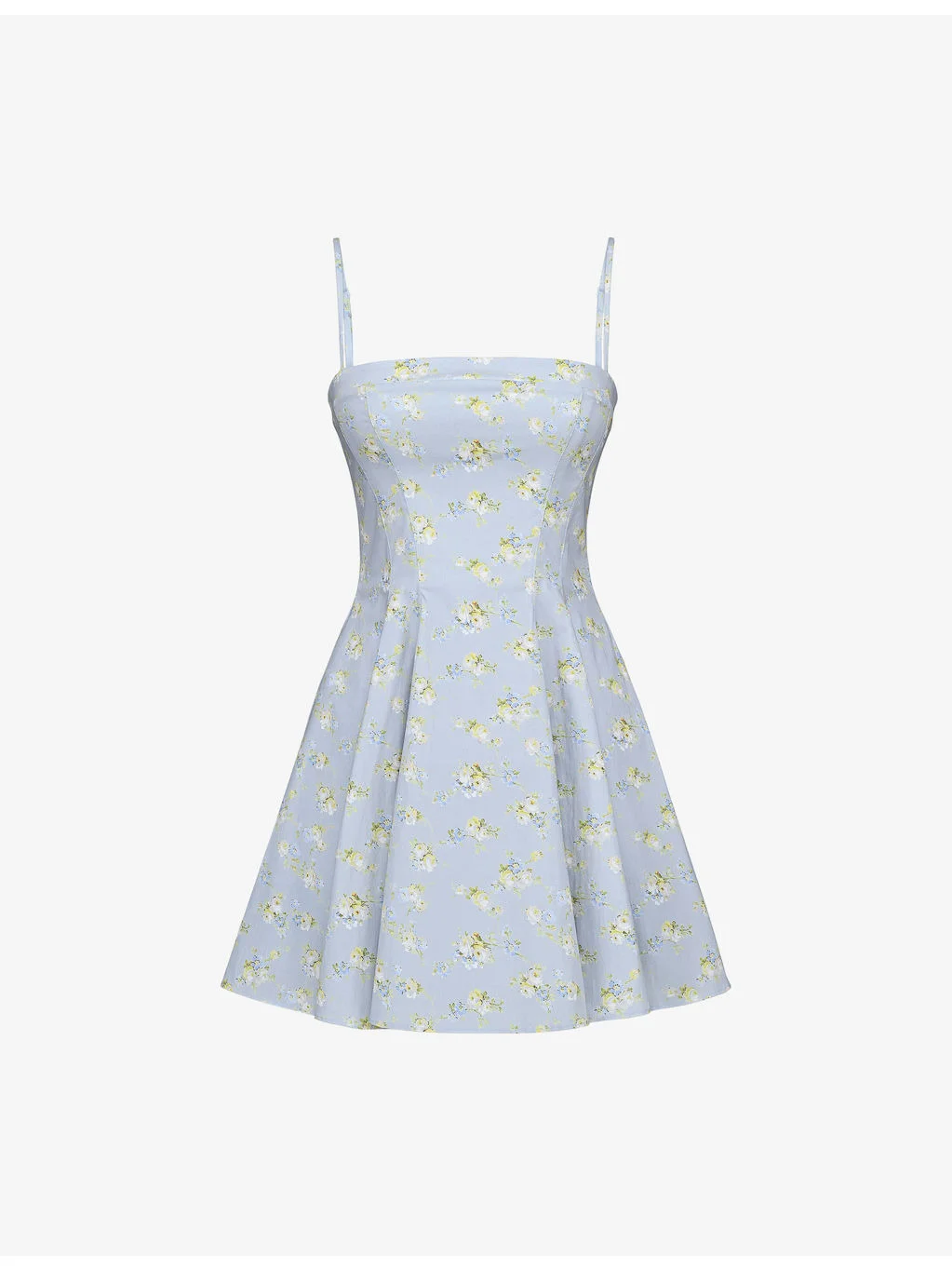 Dolly Floral-Print Cotton Mini Dress - 1