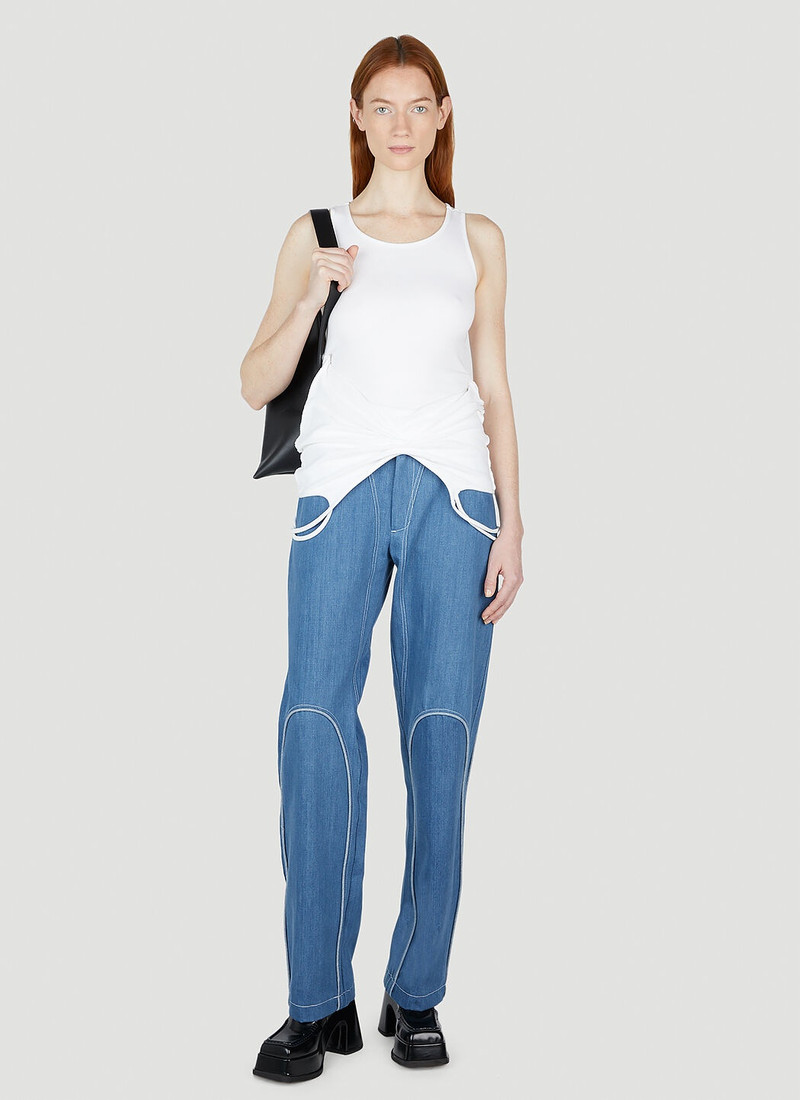 Mainline:RUS/Fr.CA/DE Contrast Piping Jeans outlook