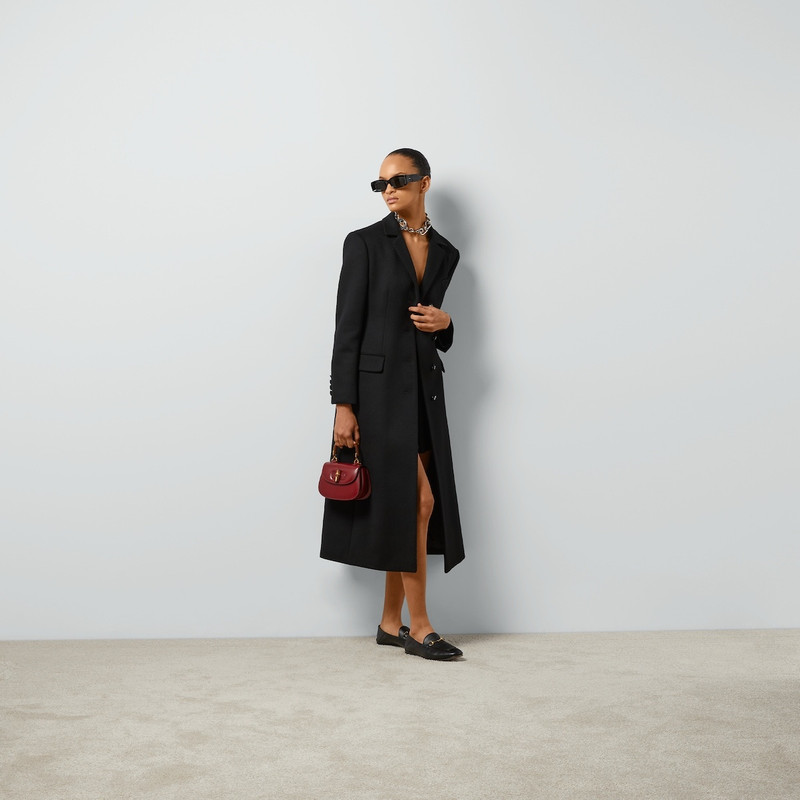 GUCCI Wool coat with slim Horsebit outlook