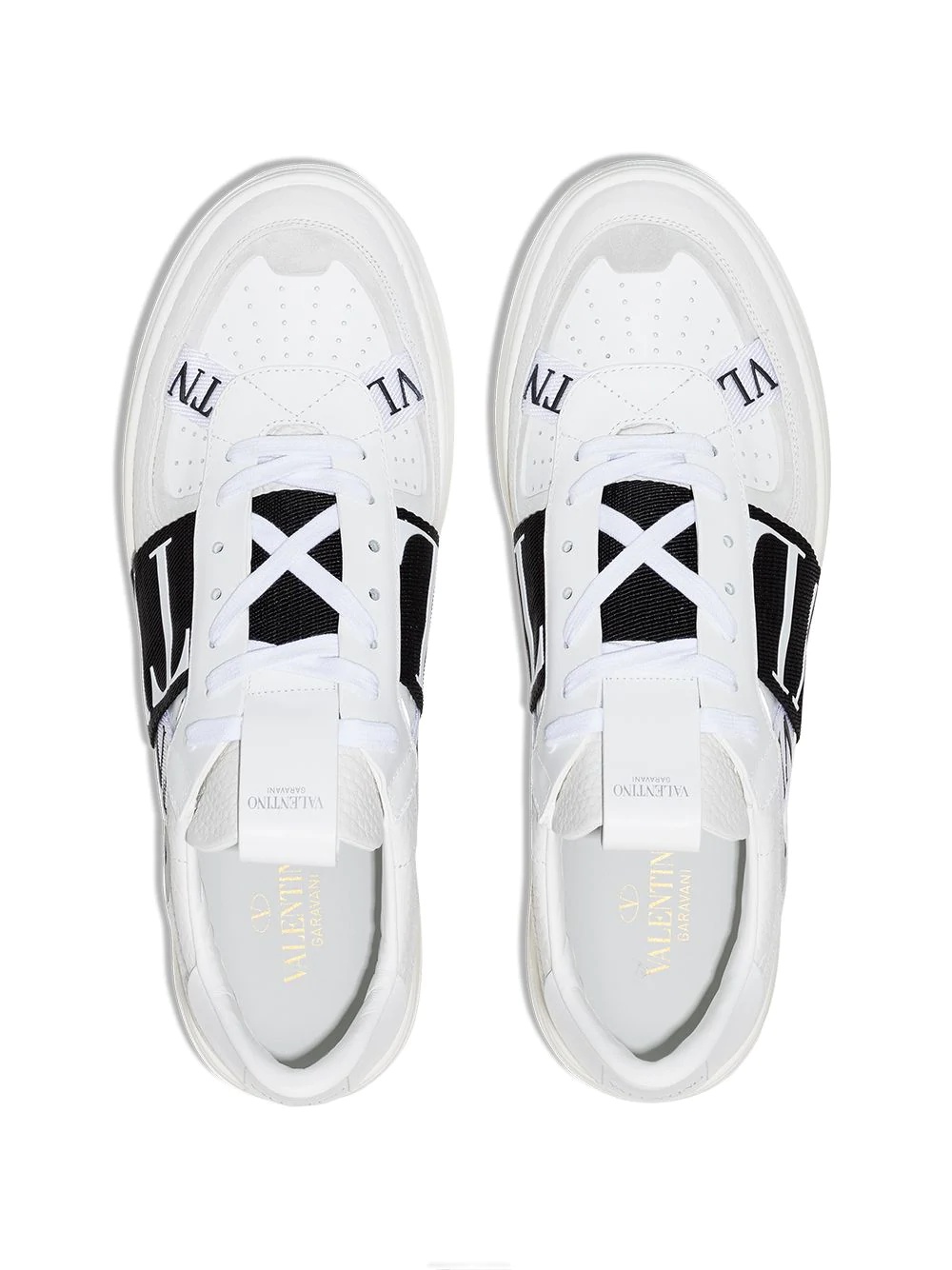 VL7N panelled logo-print sneakers - 4