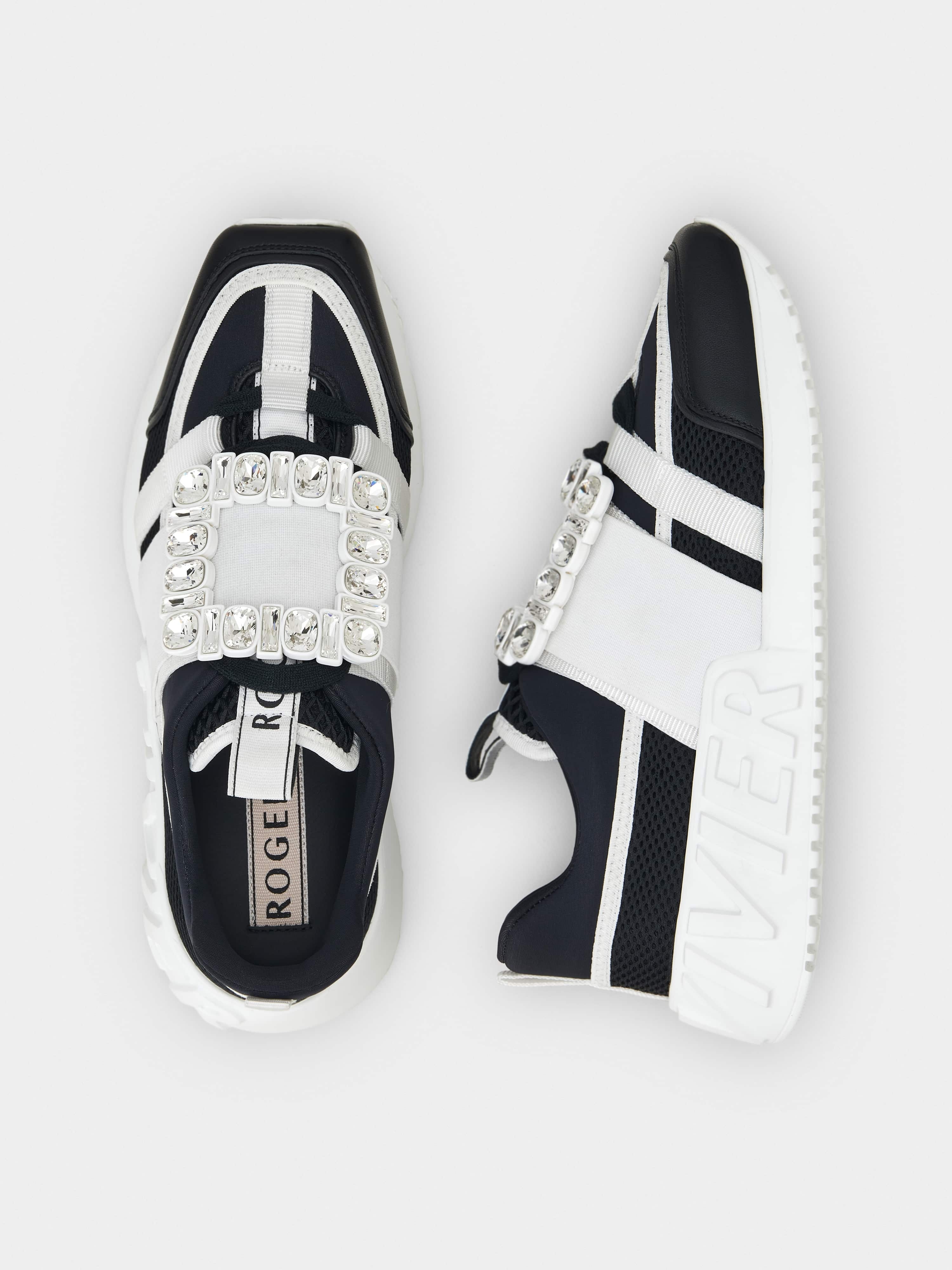 Viv' Go Rhinestone Buckle Sneakers in Technical Fabrics - 6