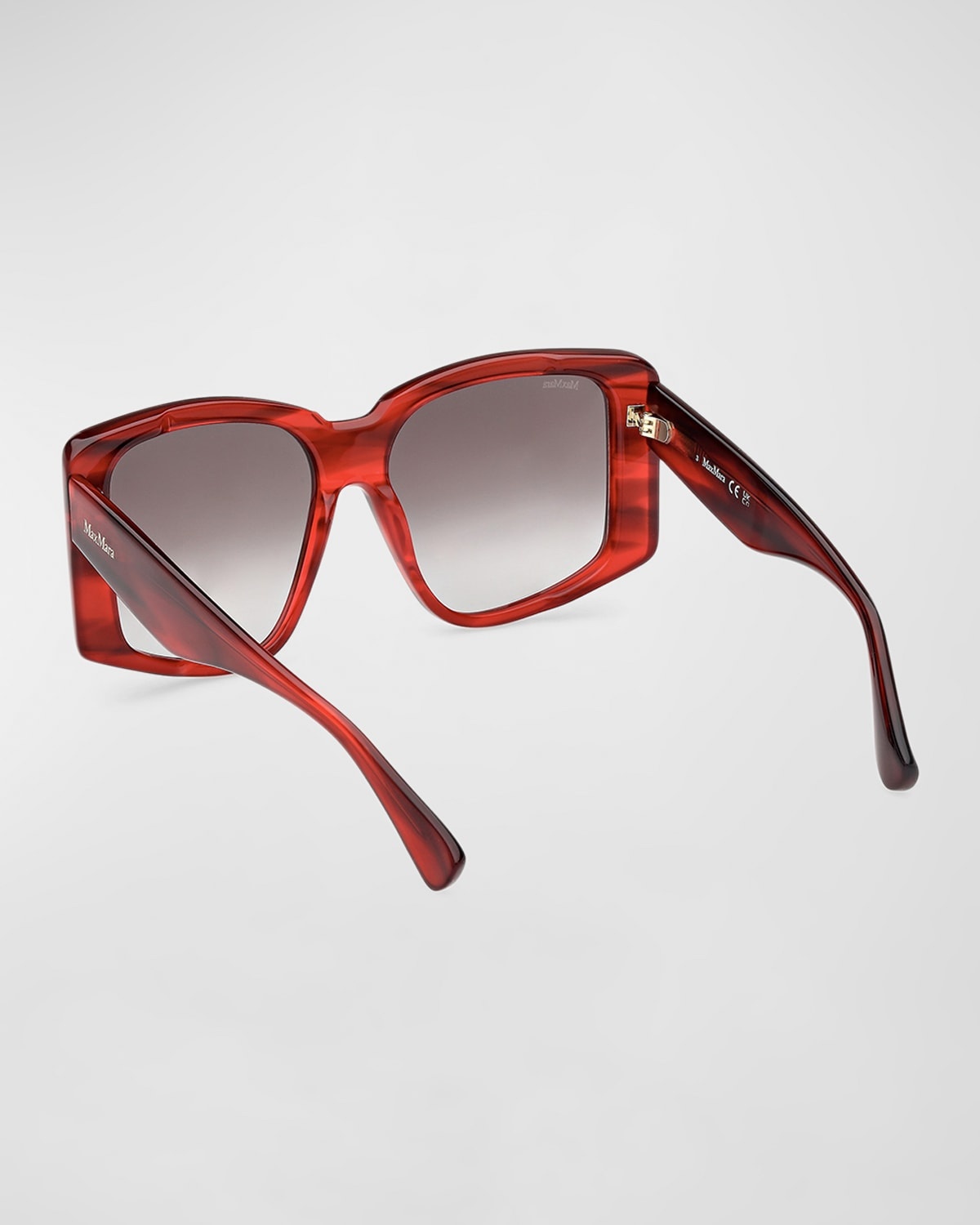 Glimpse Oversized Acetate Butterfly Sunglasses - 2