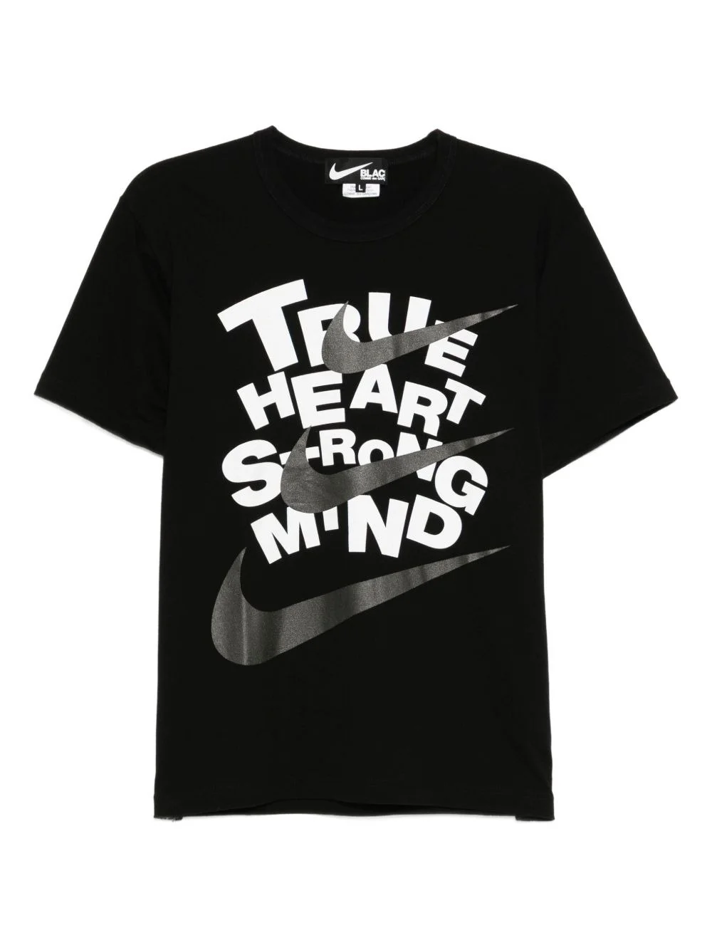 x Nike slogan-print T-shirt - 1