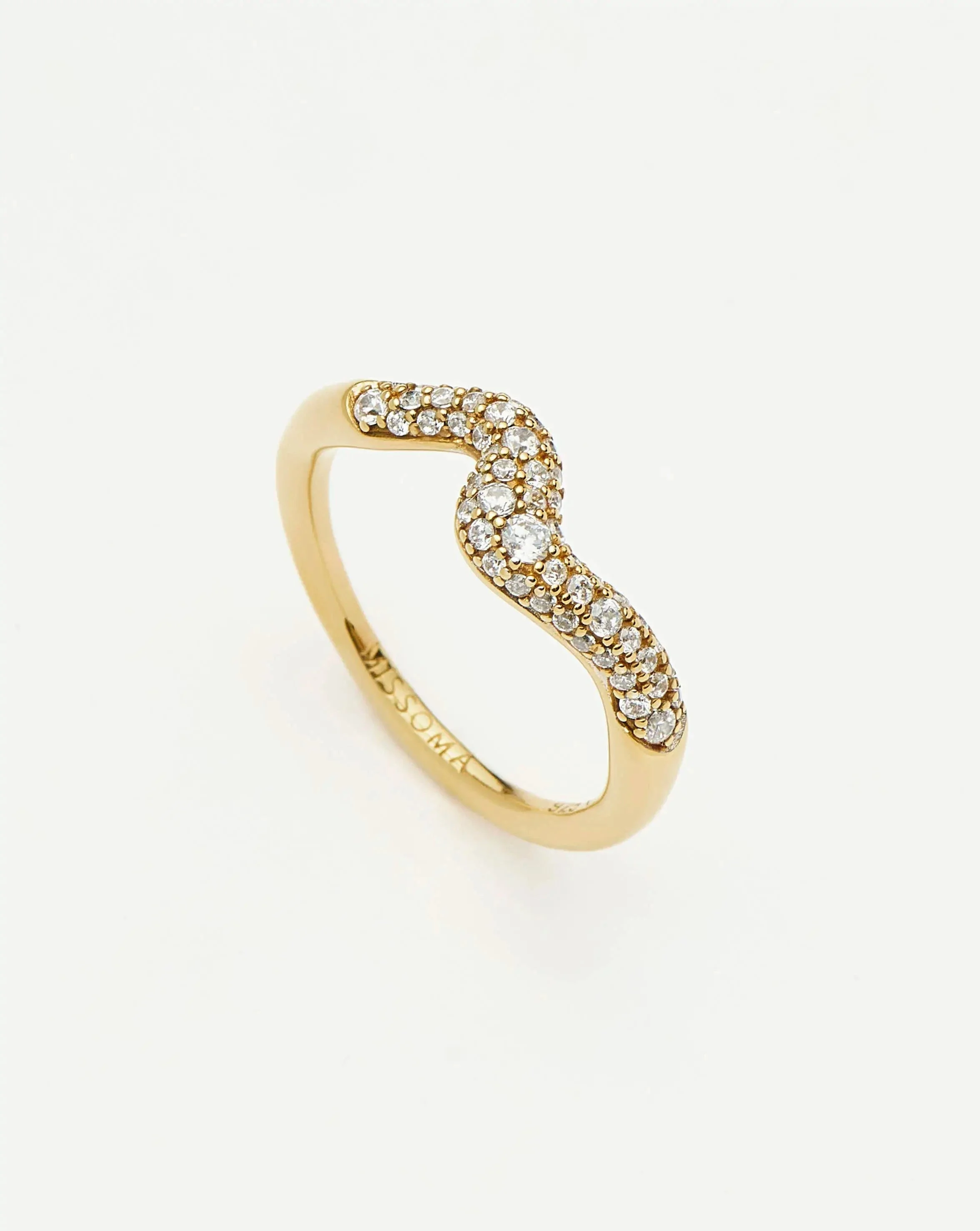 Molten Snow Stacking Ring - 1