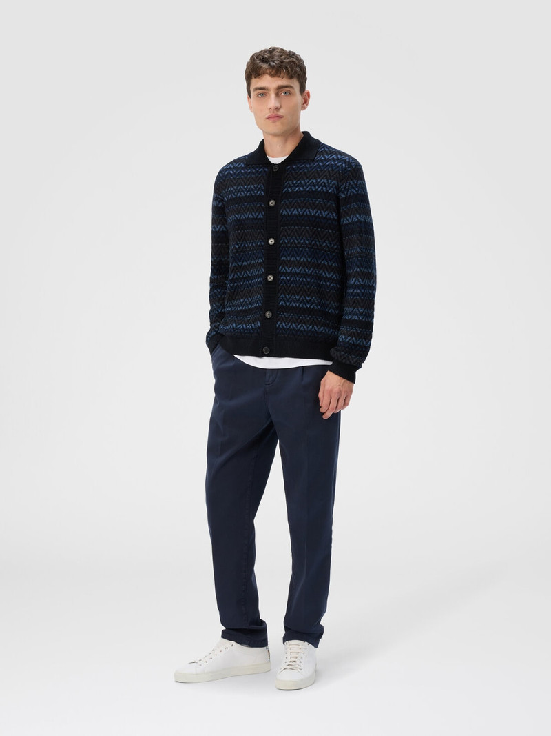 Missoni Cardigan with Zigzag and Stripe Pattern outlook