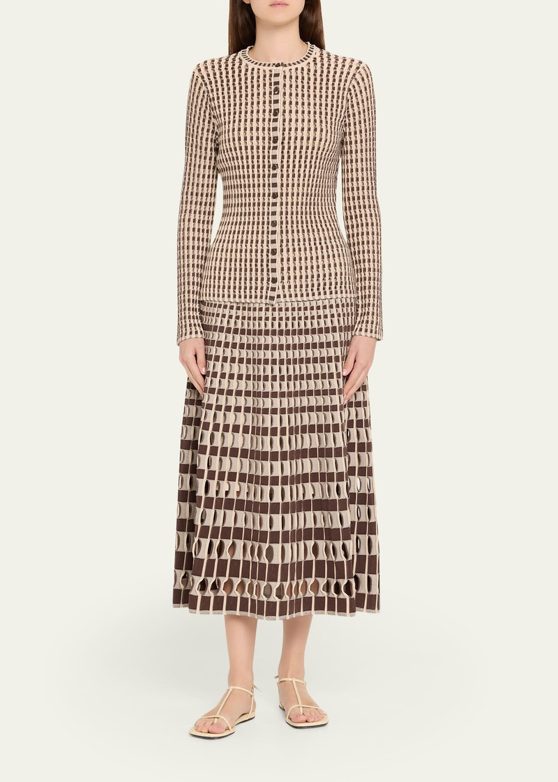 SIMKHAI Larken Midi Skirt outlook