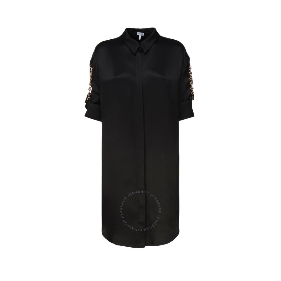 Loewe Satin Silk Shirt Dress - 5