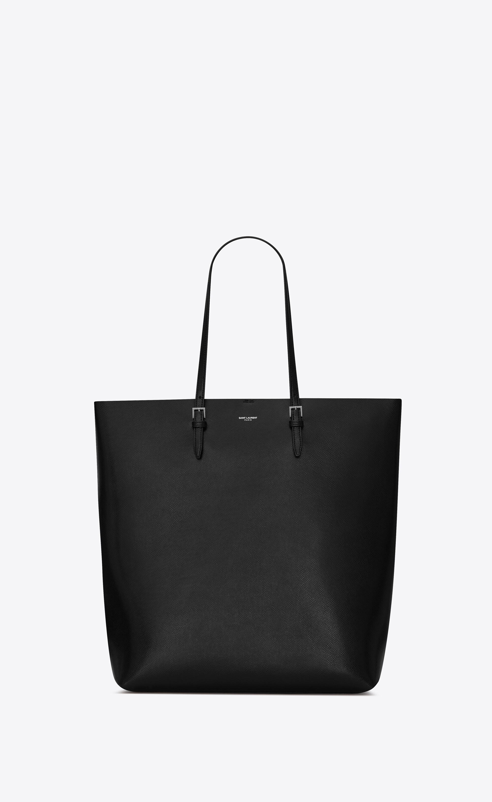 tote bag in coated embossed leather - 1