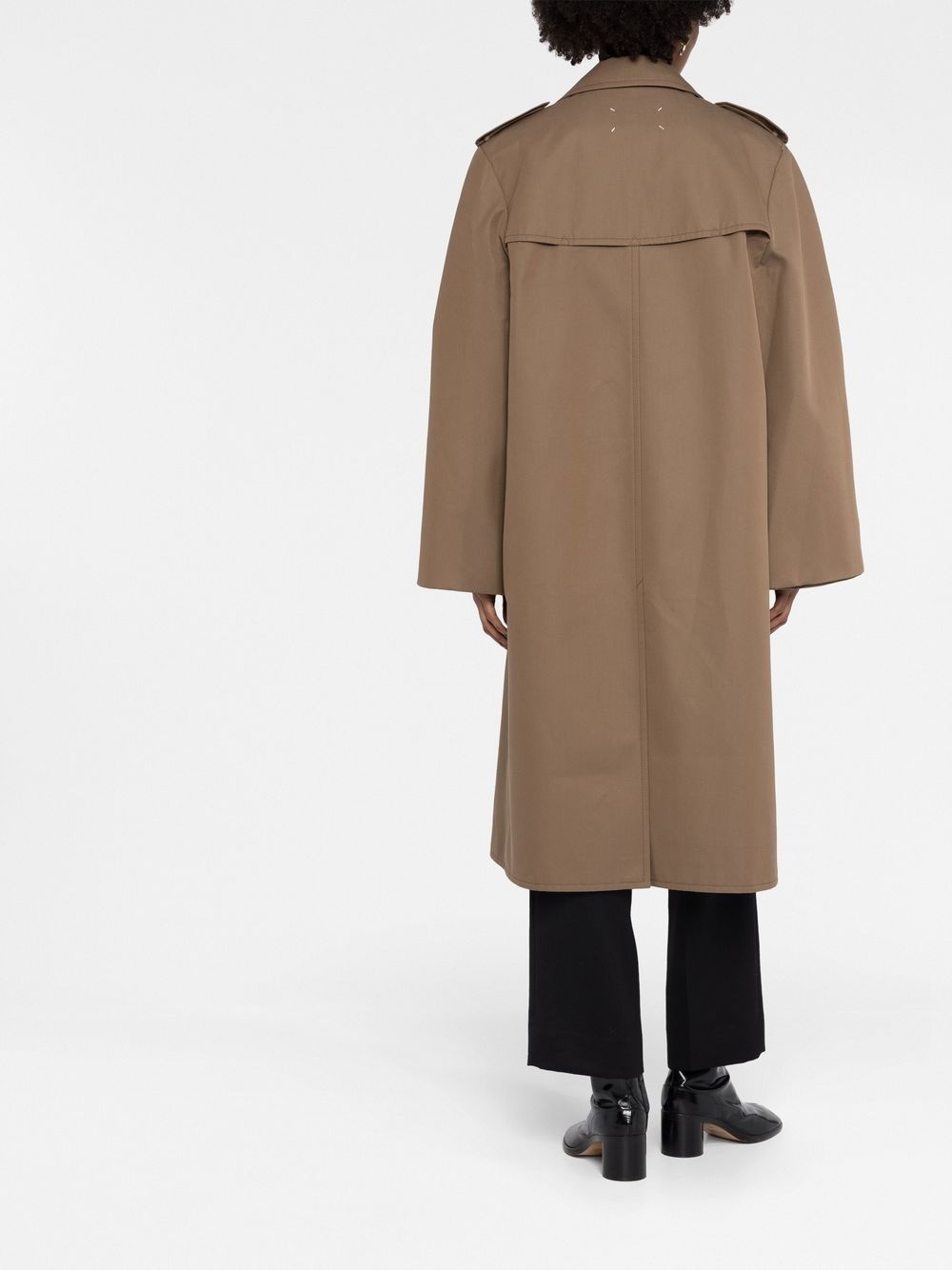 double-breasted trench coat - 4