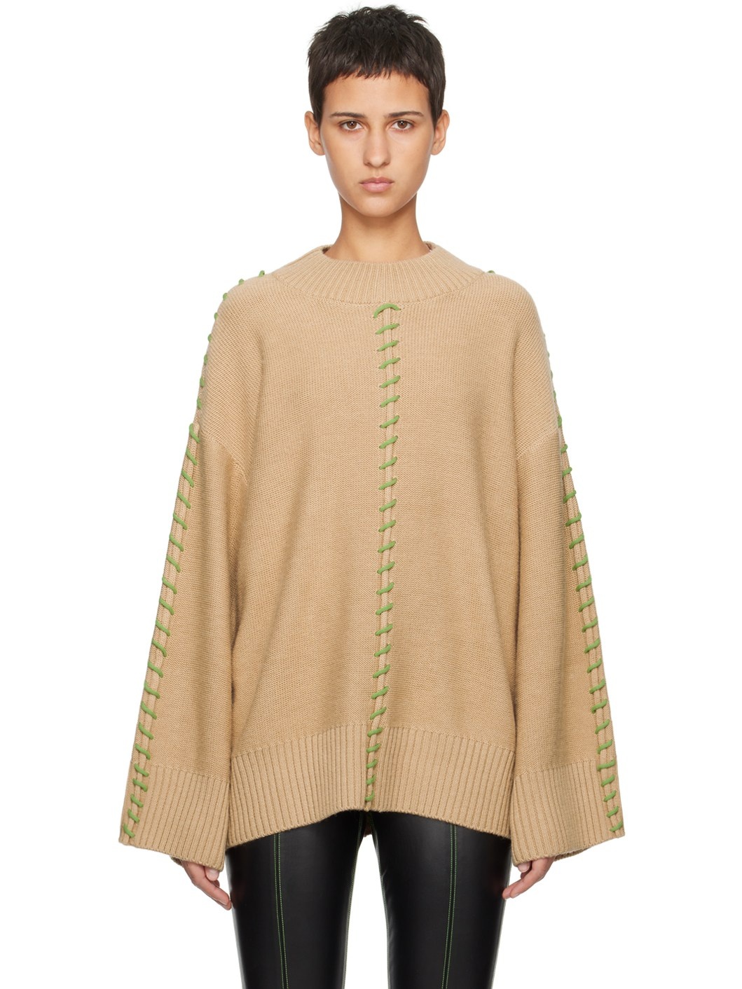 Beige Leith Sweater - 1