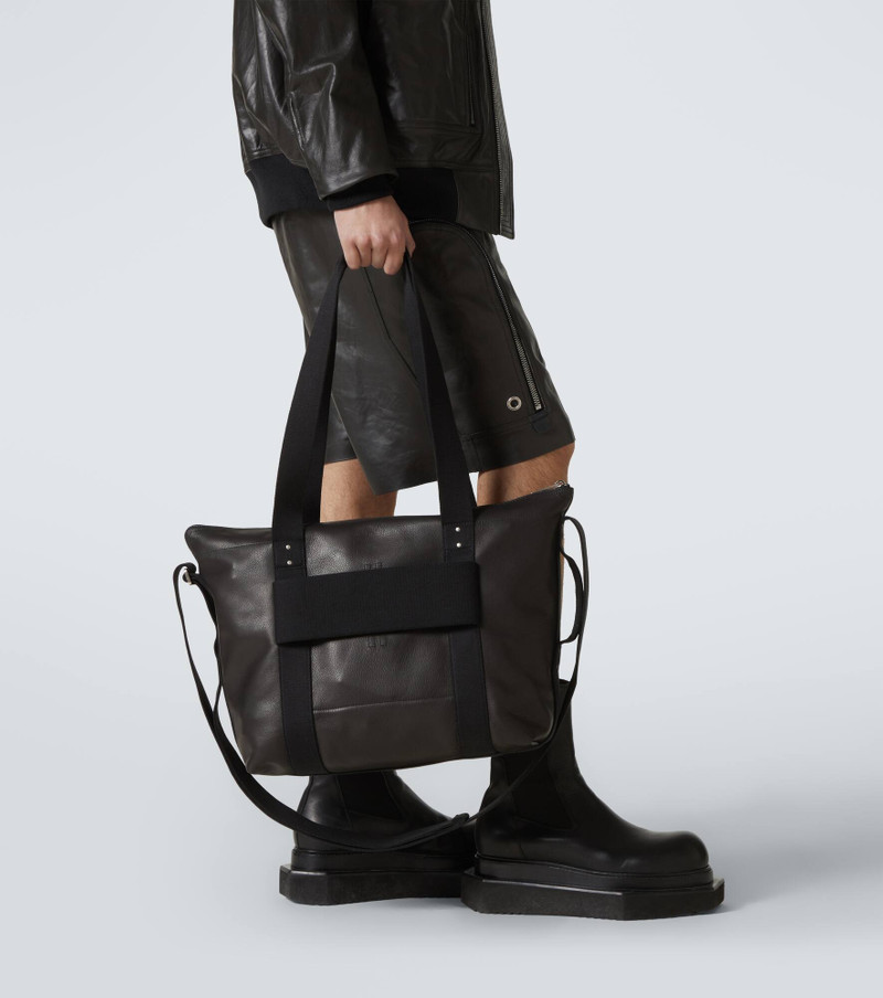 Rick Owens Large leather tote bag outlook