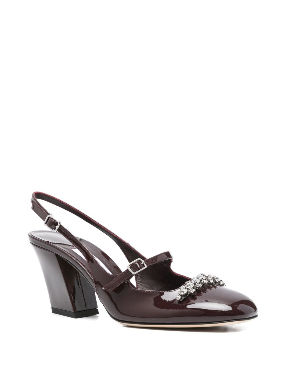 70mm Belinda crystal-embellished slingback pumps - 2