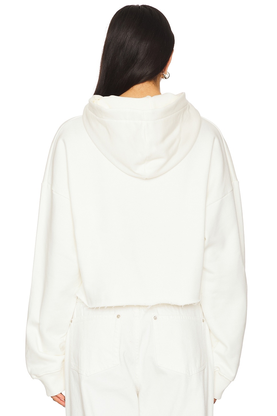Cotton Cropped Sweatshirt - 3