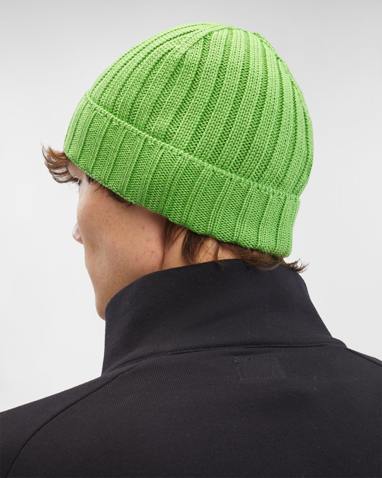 Extra Fine Merino Wool Logo Beanie - 3