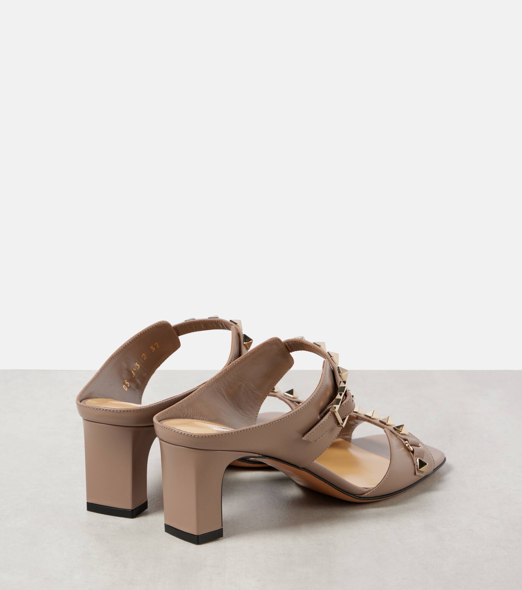 Rockstud 60 leather sandals - 3