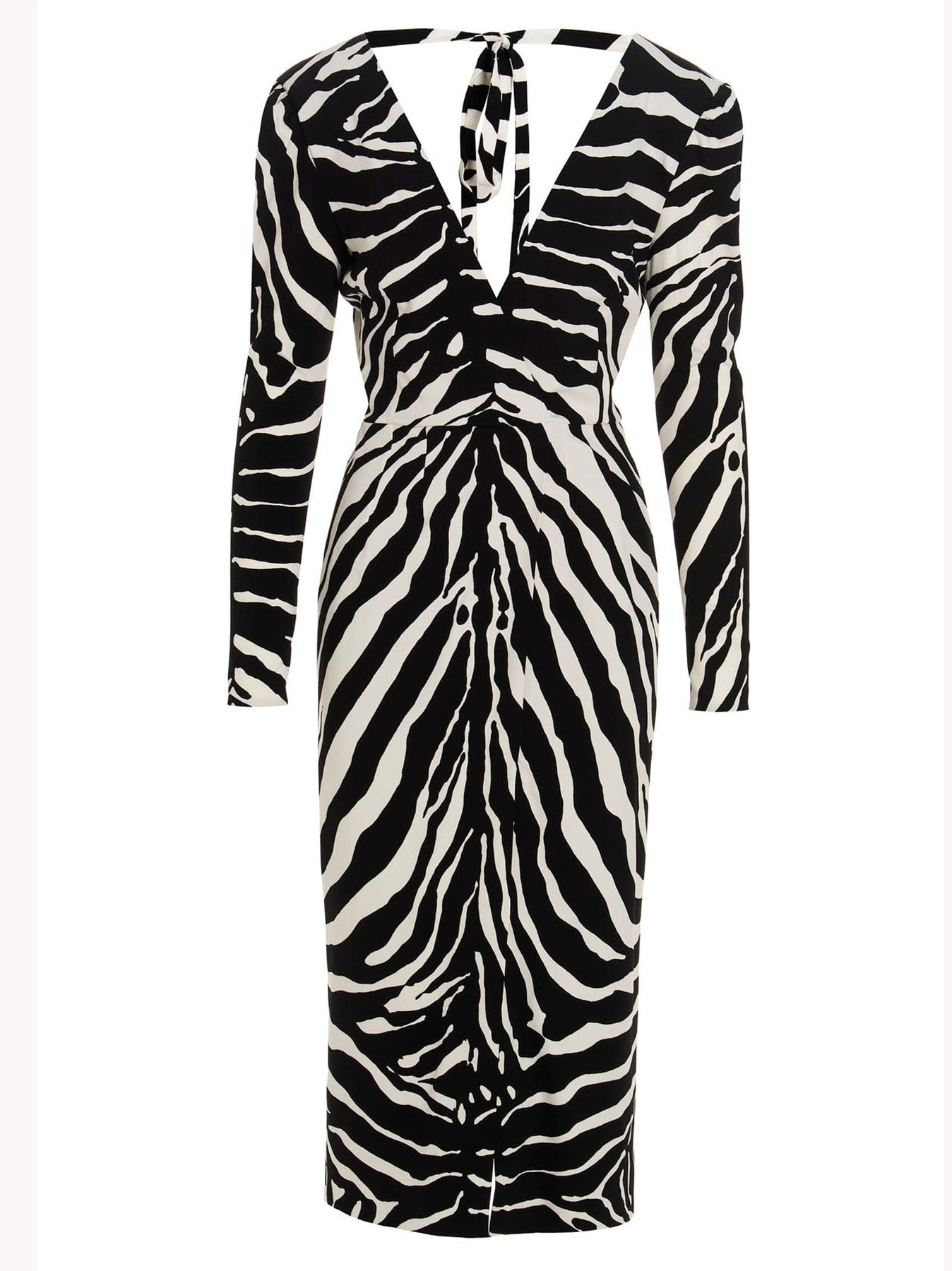 Zebra Dresses White/Black - 1