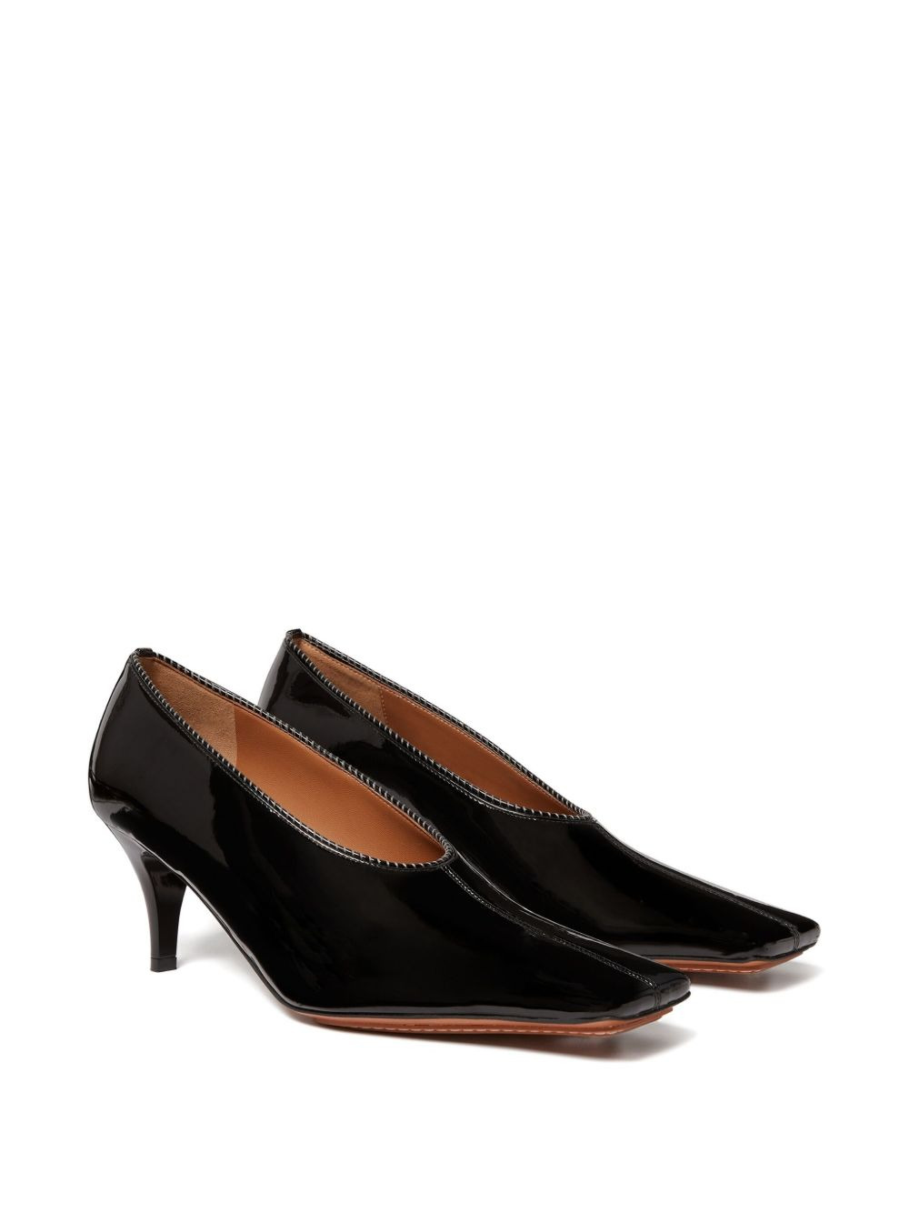 pointed-toe kitten-heel pumps - 2