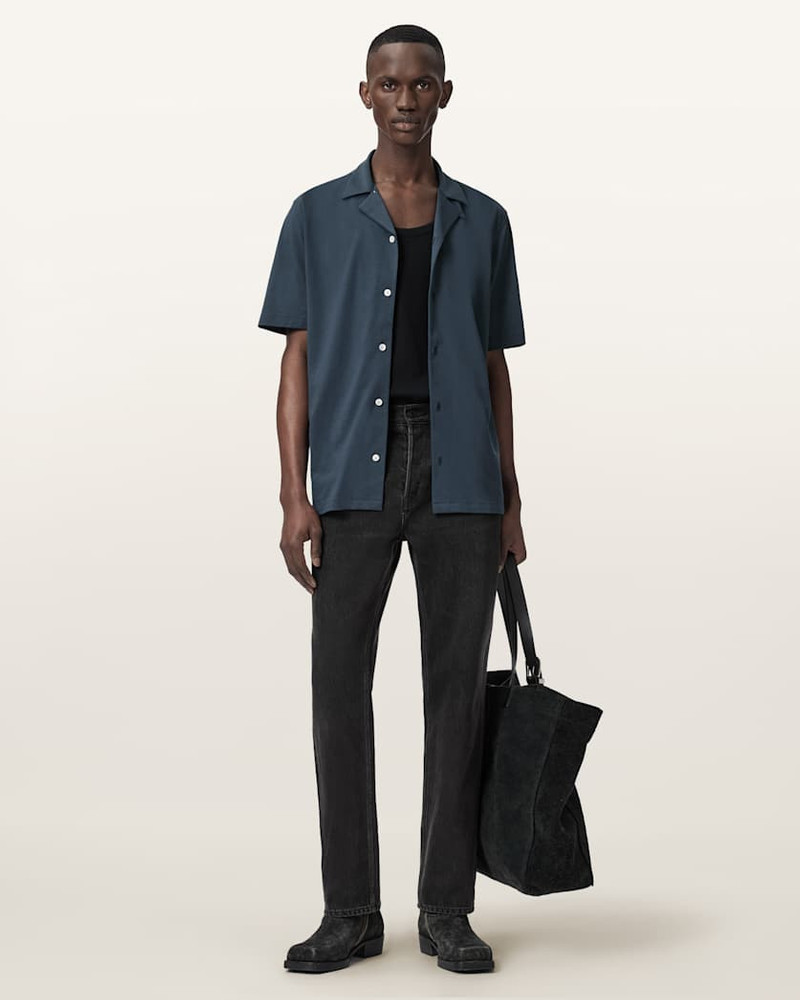ALLSAINTS HUDSON RELAXED FIT RAMSKULL SHIRT outlook