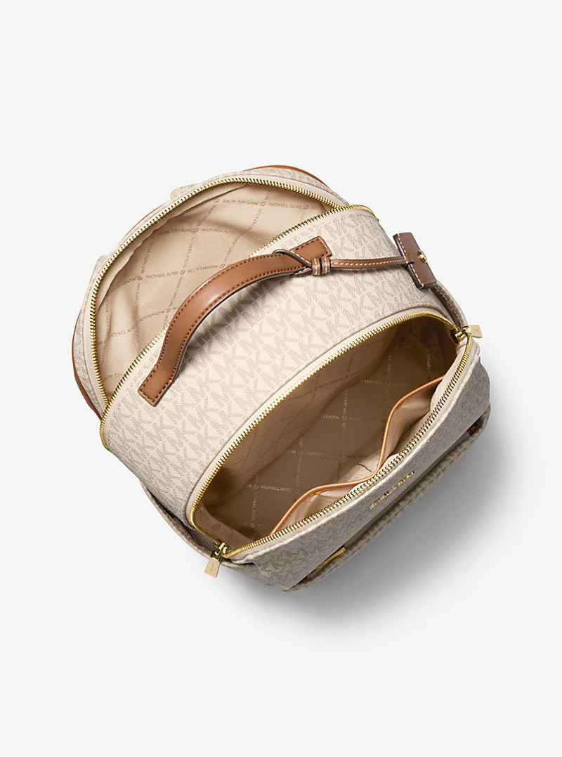 MICHAEL KORS Sable Large Signature Logo Backpack outlook